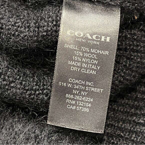 Coach Ready to Wear Mohair Wool Sweater Dress size XS - Picture 6 of 7